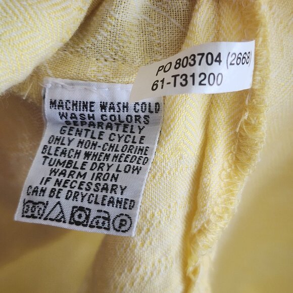 Tommy Bahama Shirt Mens Medium Linen Button Up Camp Palm Leaf Floral Casual - Picture 7 of 10